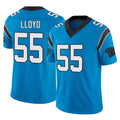 Blackjersey C.Panthers #55 Devin Lloyd Player Blue Vapor F.U.S.E. Limited Home Game Stitched Jerseys