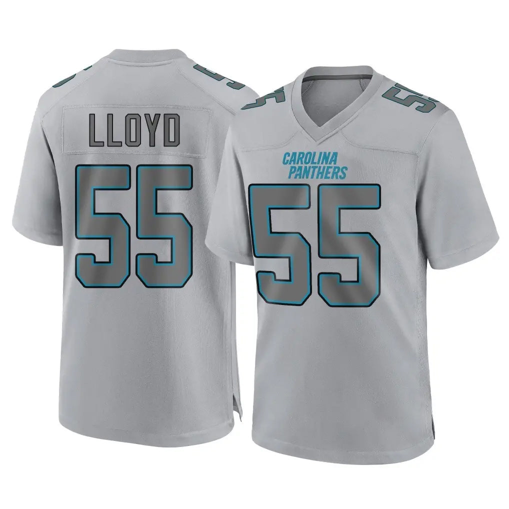 Blackjersey C.Panthers #55 Devin Lloyd Player Gray Atmosphere Fashion Game Stitched Jerseys