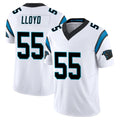 Blackjersey C.Panthers #55 Devin Lloyd Player White Vapor F.U.S.E. Limited Home Game Stitched Jerseys