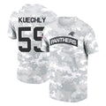 Blackjersey C.Panthers #59 Luke Kuechly Player Arctic Camo Salute to Service T-Shirt Hoodies Stitched Jerseys
