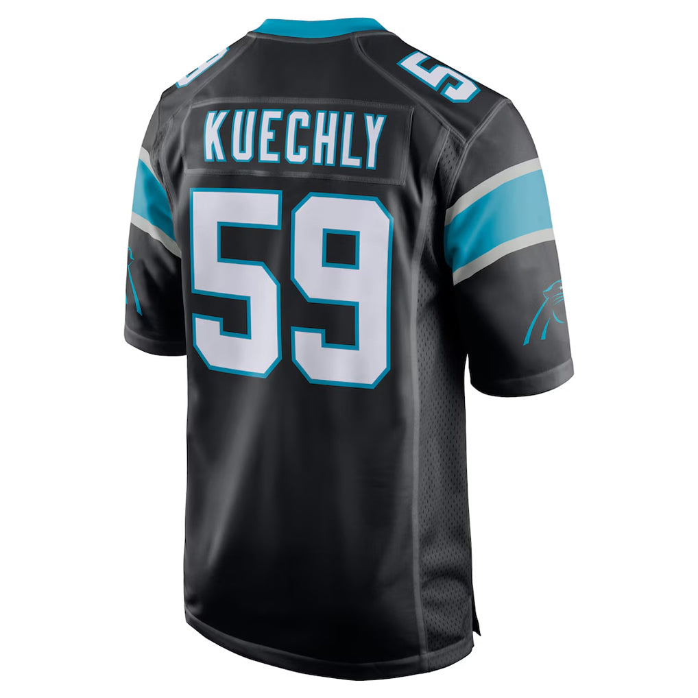 Blackjersey C.Panthers #59 Luke Kuechly Player Black Game Stitched Jerseys