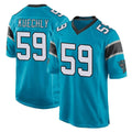 Blackjersey C.Panthers #59 Luke Kuechly Player Blue Game Stitched Jerseys