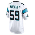 Blackjersey C.Panthers #59 Luke Kuechly Player White Game Stitched Jerseys