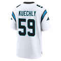 Blackjersey C.Panthers #59 Luke Kuechly Player White Home Game Stitched Jerseys