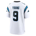 Blackjersey C.Panthers #9 Bryce Young Player White Home Game Stitched Jerseys
