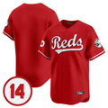 Blackjersey C.Reds Red Vapor Premier Limited Home Blank Player Stitched Jerseys
