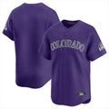 Blackjersey C.Rockies Purple Limited Home Blank Player Stitched Jerseys