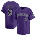 Blackjersey C.Rockies #9 Brenton Doyle Player Purple Limited Home Stitched Jerseys