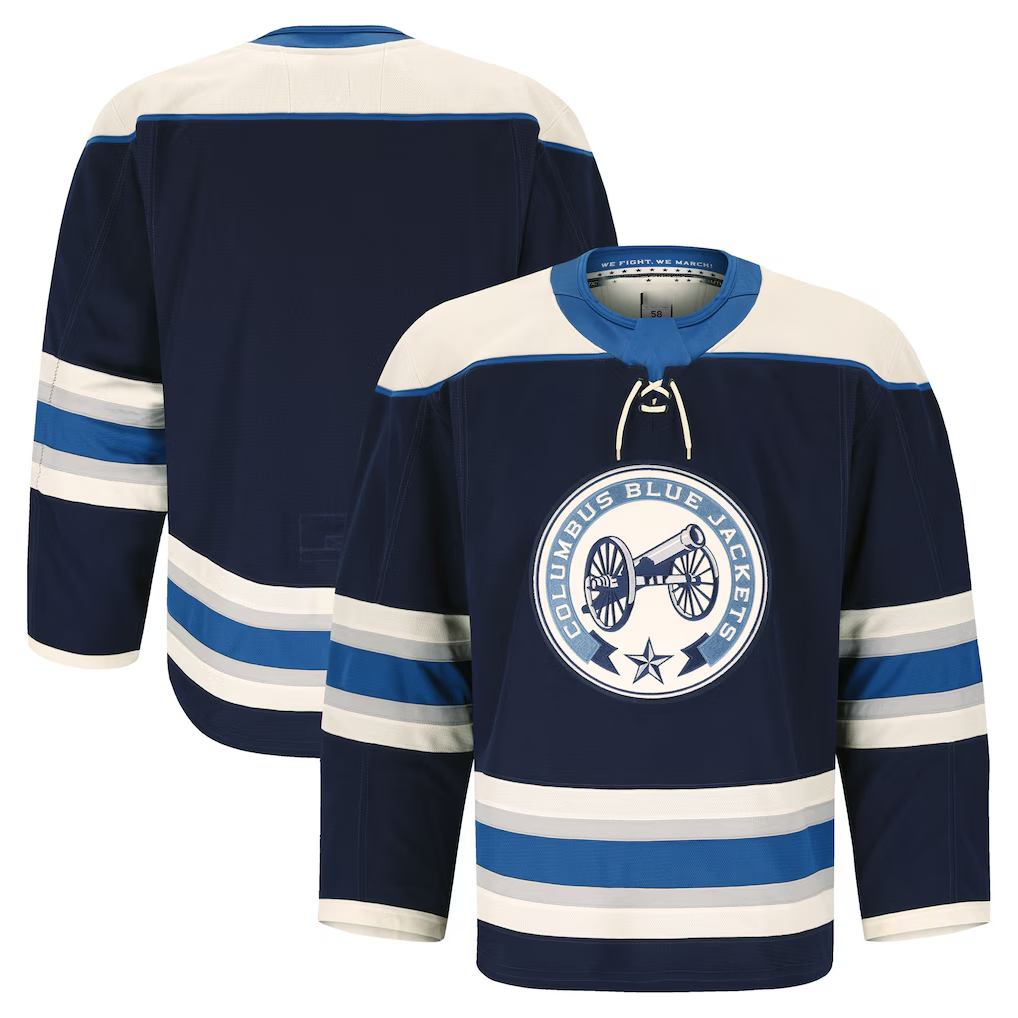 Blackjersey CB.Jackets Navy Alternate Authentic Pro Jersey