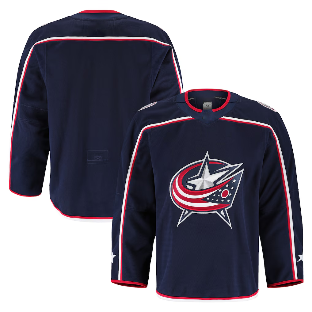 Blackjersey CB.Jackets Navy Home Authentic Pro Jersey