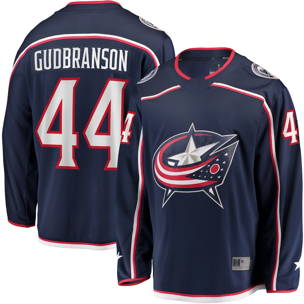 Blackjersey CB.Jackets #44 Erik Gudbranson Navy Home Breakaway Player Jersey