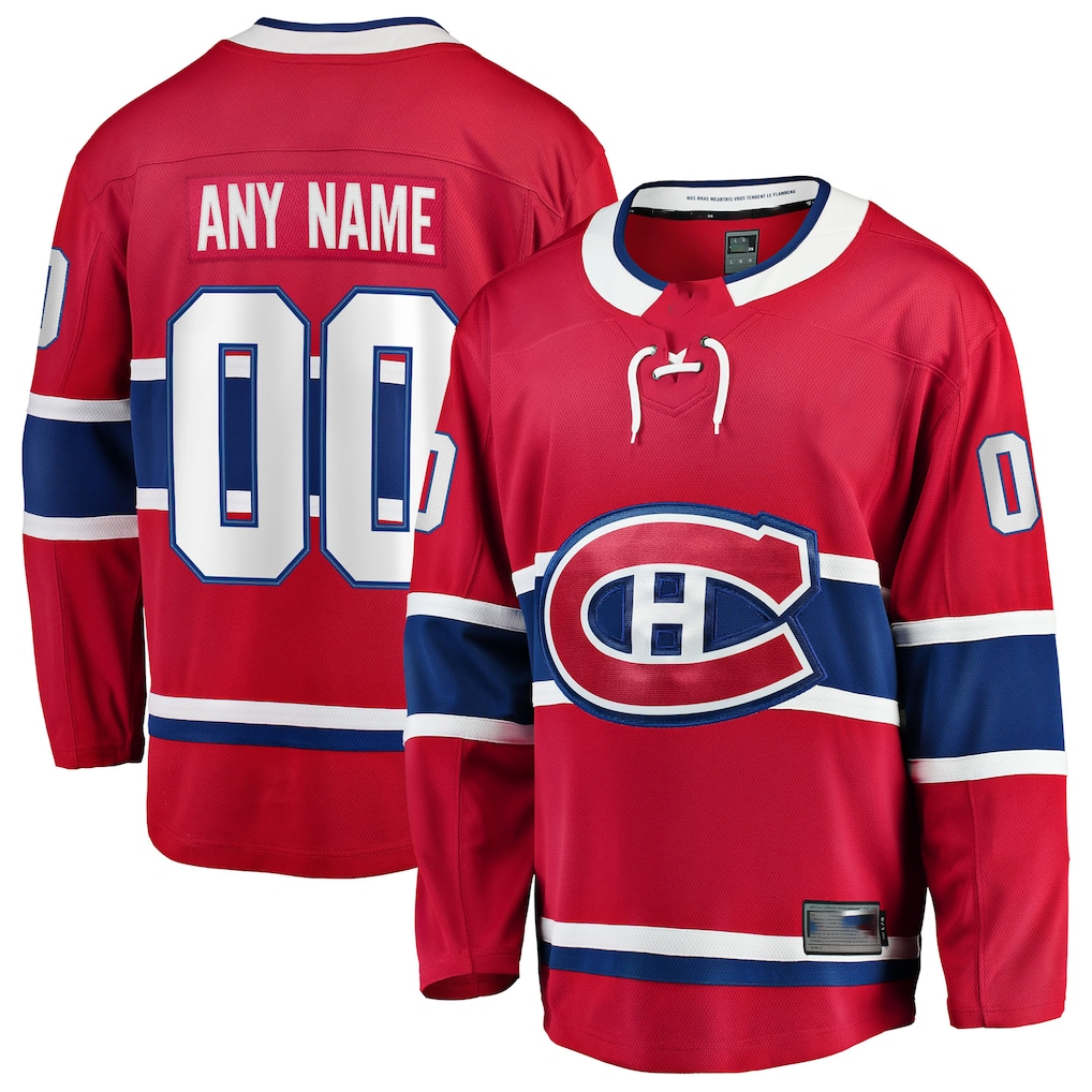 Blackjersey Cheap M.Canadiens Red Home Breakaway Jerseys