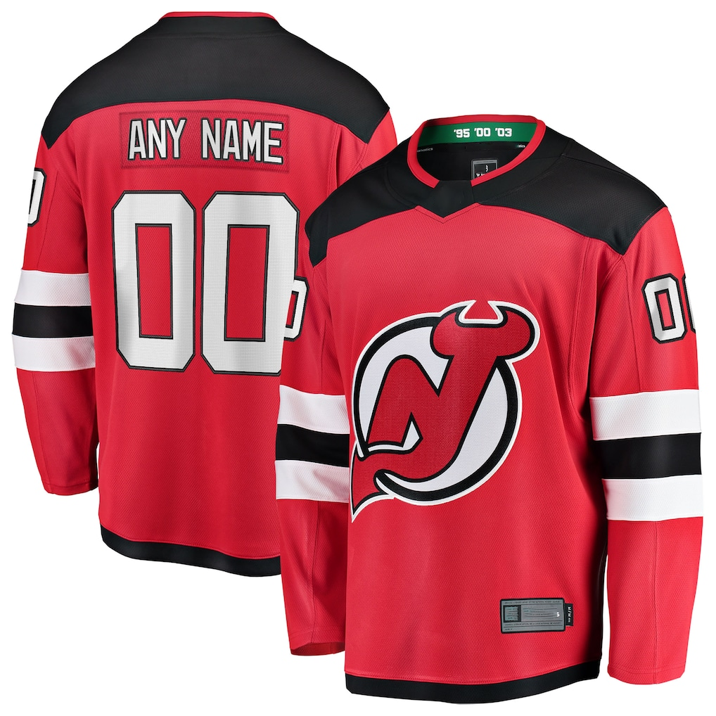 Blackjersey Cheap NJ.Devils Red Home Breakaway Jerseys