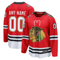 Blackjersey Custom C.Blackhawks Red Centennial Breakaway Jerseys