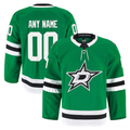 Blackjersey Custom D.Stars Kelly Green Home Authentic Pro Jerseys