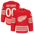 Blackjersey Custom DR.Wings Red Anniversary Authentic Pro Jerseys