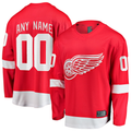Blackjersey Custom DR.Wings Red Home Breakaway Jerseys