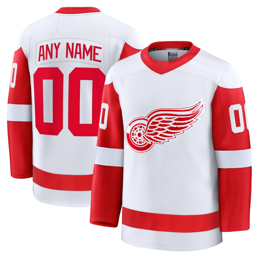 Blackjersey Custom DR.Wings White Away Premium Jerseys