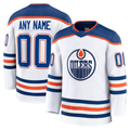 Blackjersey Custom E.Oilers White Away Premium Jerseys