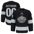 Blackjersey Custom LA.Kings Black Alternate Authentic Pro Jerseys