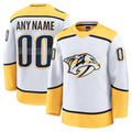 Blackjersey Custom N.Predators White Away Premium Jerseys