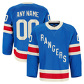 Blackjersey Custom NY.Rangers Blue Centennial Authentic Pro Jerseys