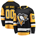 Blackjersey Custom P.Penguins Black Home Breakaway Jerseys