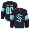 Blackjersey Custom S.Kraken Deep Sea Blue Home Premium Jerseys