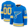 Blackjersey Custom SL.Blues Blue Alternate Premium Jerseys