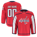 Blackjersey Custom W.Capitals Red Home Authentic Pro Jerseys