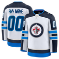 Blackjersey Custom W.Jets White Away Premium Jerseys