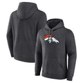 Blackjersey D.Broncos Ash One Color Pullover Hoodie Limited Blank Player Stitched Jerseys