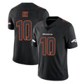 Blackjersey D.Broncos #10 Bo Nix Player Black Impact Limited Game Stitched Jerseys