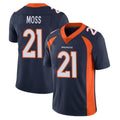 Blackjersey D.Broncos #21 Riley Moss Player Navy Vapor Untouchable Limited Game Stitched Jerseys
