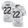 Blackjersey D.Broncos #22 Brandon Jones Player Arctic Camo Salute To Service Limited Stitched Jerseys