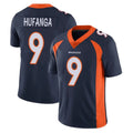 Blackjersey D.Broncos #9 Talanoa Hufanga Player Navy Vapor Untouchable Limited Game Stitched Jerseys
