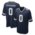 Blackjersey D.Cowboys #0 DeMarvion Overshown Player Navy Home Game Stitched Jerseys