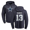 Blackjersey D.Cowboys #13 Caleb Downs Player Navy Pullover Hoodies Limited Stitched Jerseys