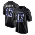 Blackjersey D.Cowboys #17 Brandon Aubrey Player Carbon Black Fashion Home Game Stitched Jerseys