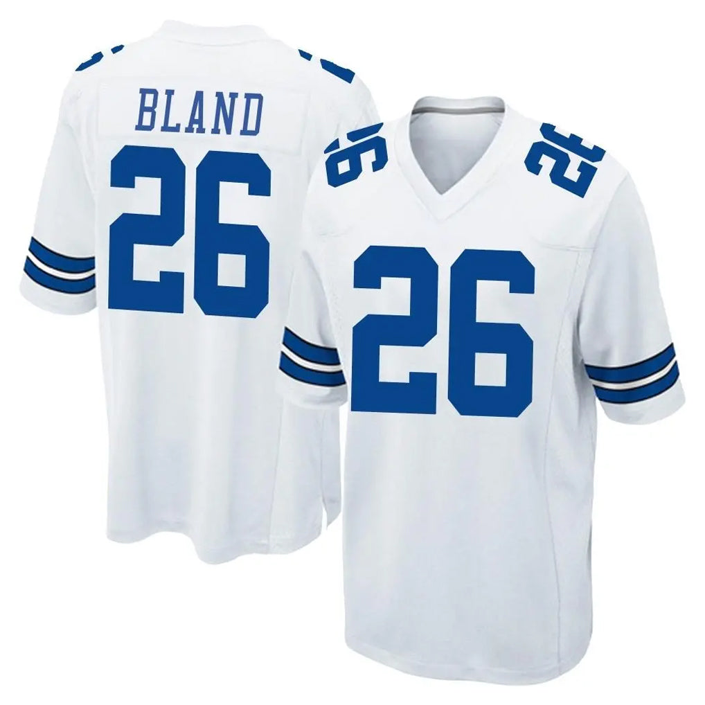 Blackjersey D.Cowboys #26 DaRon Bland Player White Home Game Stitched Jerseys