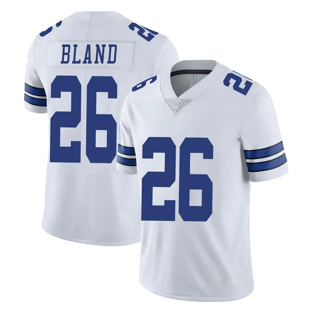Blackjersey D.Cowboys #26 DaRon Bland Player White Vapor Untouchable Limited Home Game Stitched Jerseys