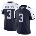Blackjersey D.Cowboys #3 George Pickens Player Navy-White Limited Alternate Vapor F.U.S.E. Home Game Stitched Jerseys