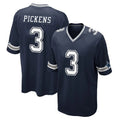 Blackjersey D.Cowboys #3 George Pickens Player Navy Home Game Stitched Jerseys