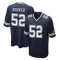 Blackjersey D.Cowboys #52 Tyler Booker Player Navy Home Game Stitched Jerseys