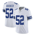 Blackjersey D.Cowboys #52 Tyler Booker Player White Vapor Untouchable Limited Home Game Stitched Jerseys