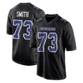 Blackjersey D.Cowboys #73 Tyler Smith Player Carbon Black Fashion Home Game Stitched Jerseys