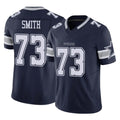 Blackjersey D.Cowboys #73 Tyler Smith Player Navy Limited Vapor F.U.S.E. Home Game Stitched Jerseys