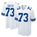 Blackjersey D.Cowboys #73 Tyler Smith Player White Home Game Stitched Jerseys