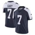 Blackjersey D.Cowboys #7 Rashan Gary Player Navy-White Limited Alternate Vapor Untouchable Home Game Stitched Jerseys