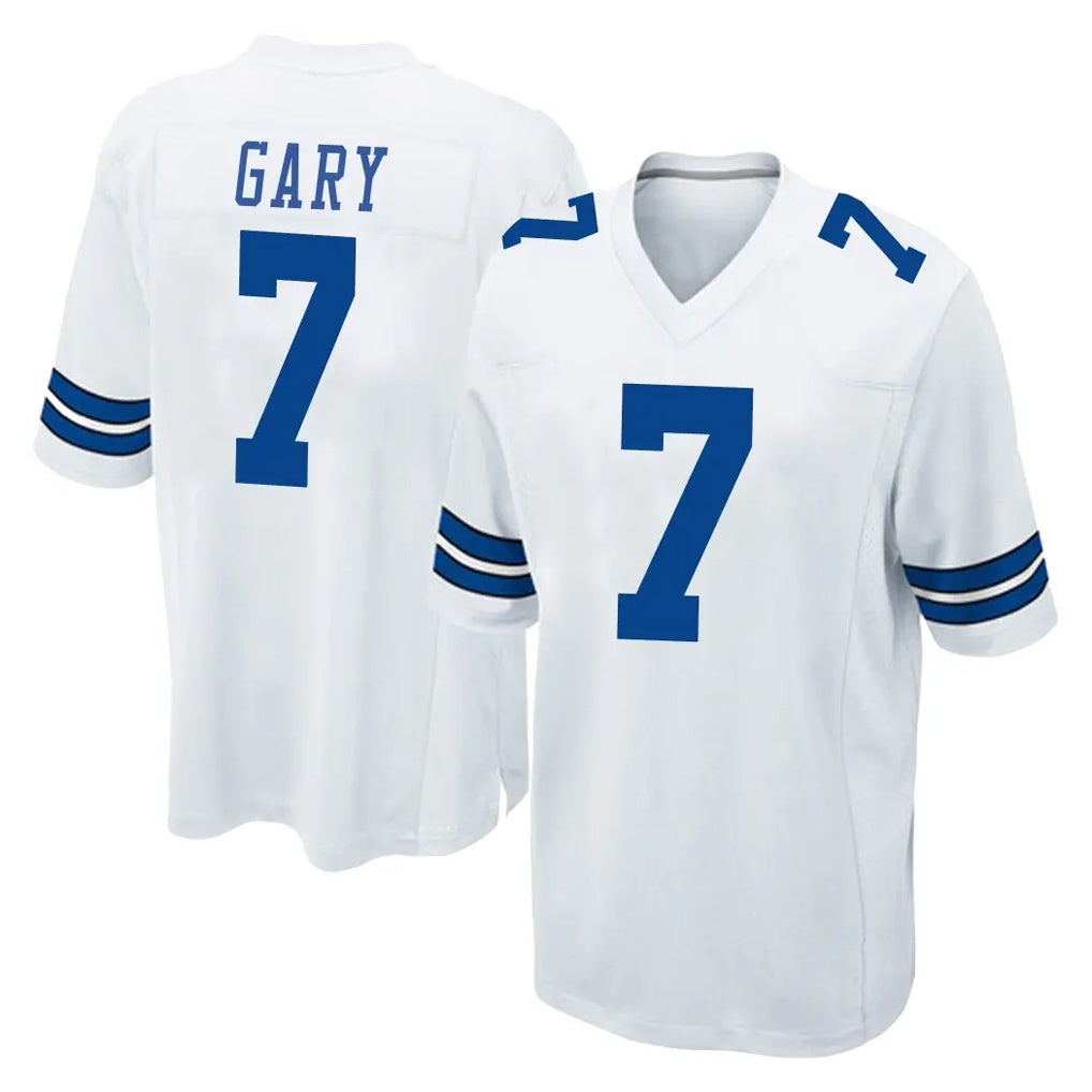 Blackjersey D.Cowboys #7 Rashan Gary Player White Home Game Stitched Jerseys